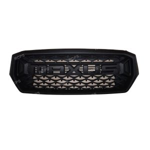 MASCARA FRONTAL (LETRAS MAXUS) BORDES Y LETRAS NEGRAS